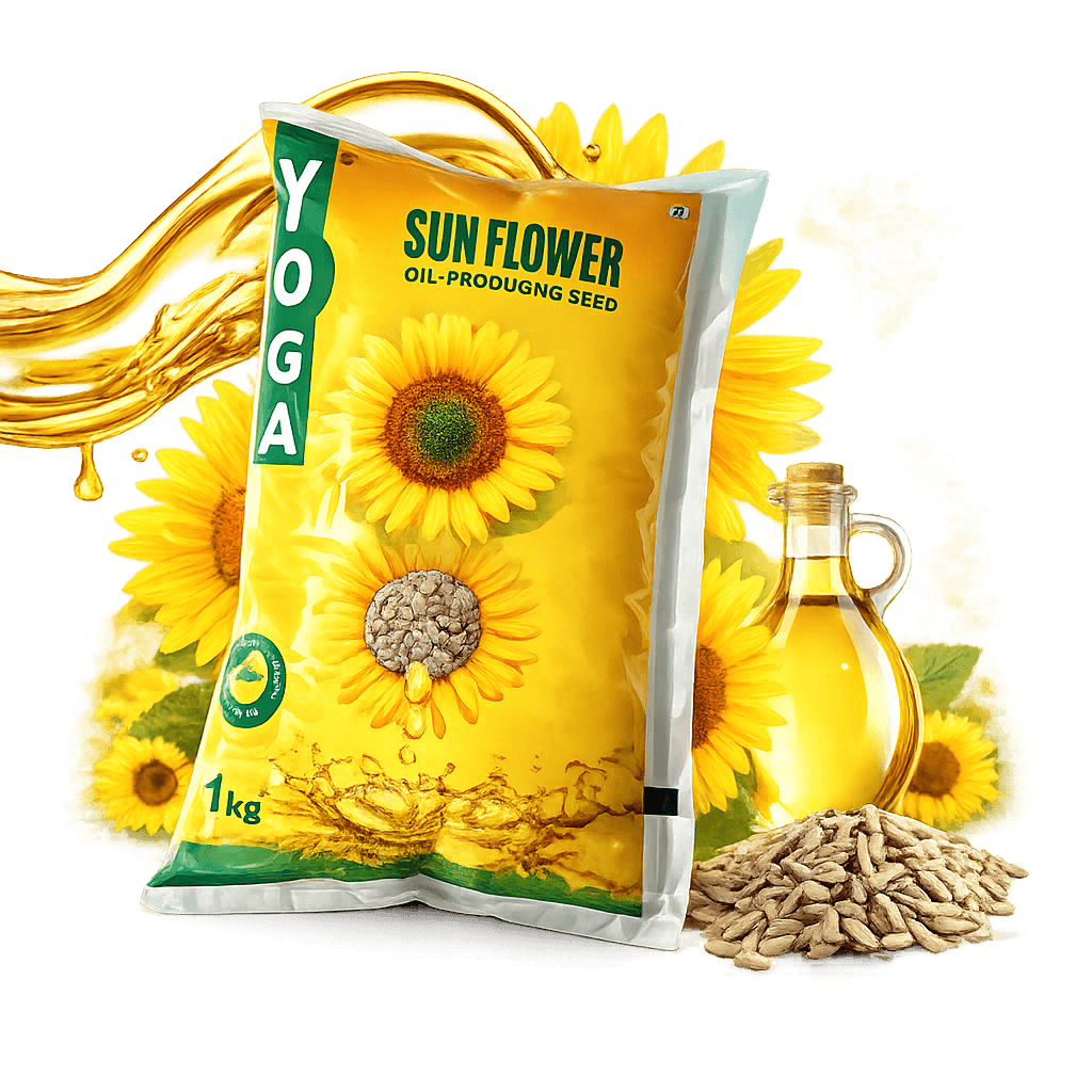 Cold-pressed sunflower kernel oil 1 litre bottle